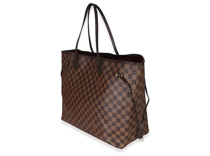Louis Vuitton Damier Ebene Canvas Neverfull GM Marrone - vista 3