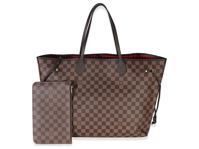 Louis Vuitton Damier Ebene Canvas Neverfull GM Marrone - vista 8