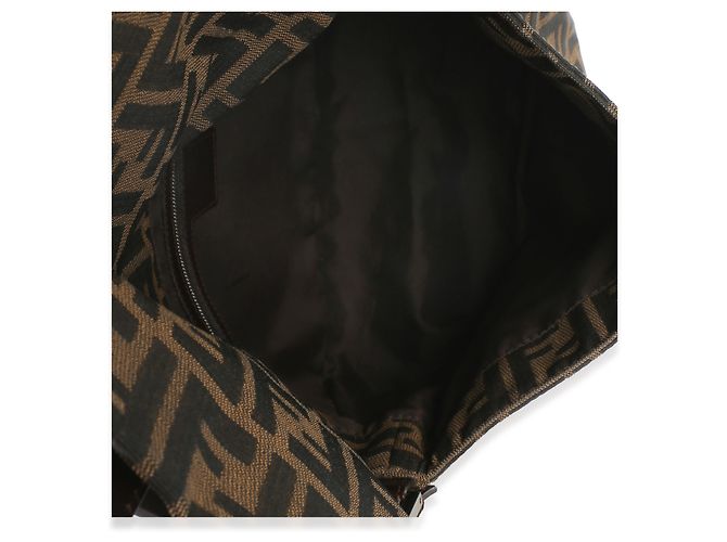 Borsa Mama Baguette Fendi in tela Zucca marrone - vista 5