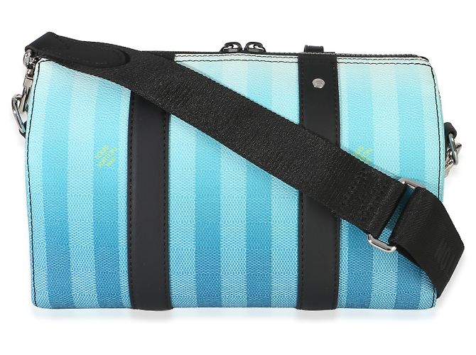 Louis Vuitton Gradient Blue Damier Stripes City Keepall Azul - vista 2