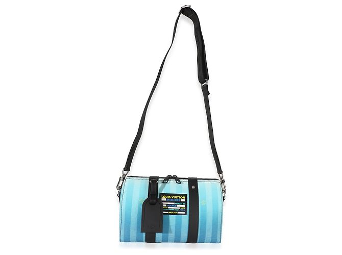 Louis Vuitton Gradient Blue Damier Stripes City Keepall Azul - vista 5