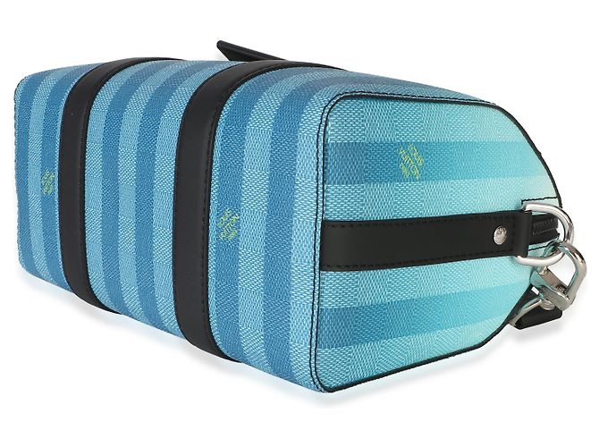 Louis Vuitton Gradient Blue Damier Stripes City Keepall Azul - vista 6