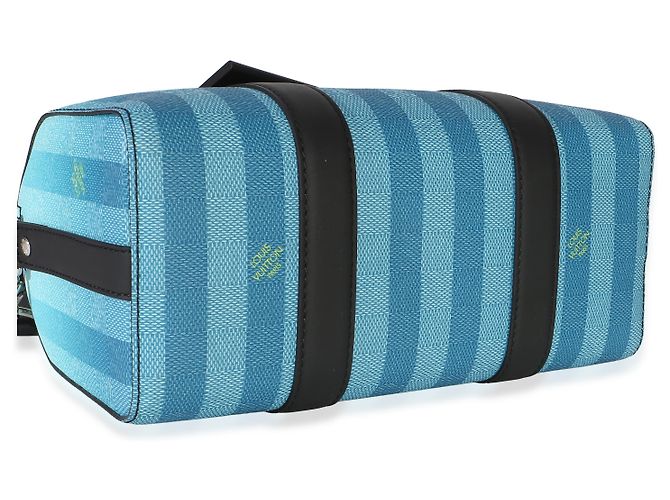 Louis Vuitton Gradient Blue Damier Stripes City Keepall Azul - vista 7