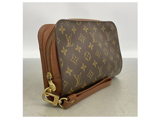 Borsa a pochette Louis Vuitton Monogram Orsay Marrone - vista 2