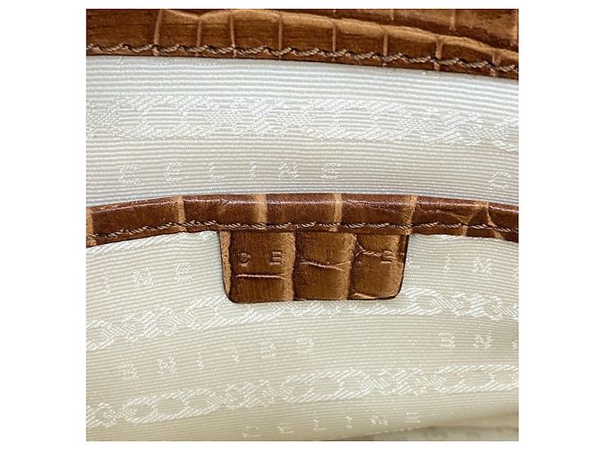 Céline Borsa a mano in pelle Celine Boogie Bag Marrone Beige - vista 5