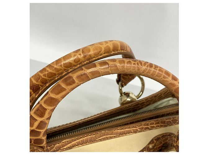 Céline Borsa a mano in pelle Celine Boogie Bag Marrone Beige - vista 8