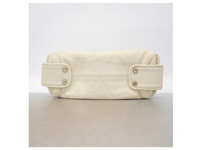 Borsa Chanel in pelle di vitello avorio Crudo - vista 3