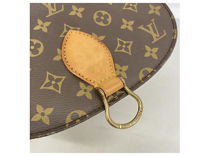 Borsa a tracolla Louis Vuitton Monogram Saint Cloud GM Marrone - vista 10