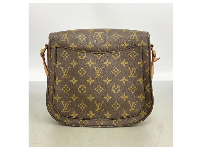 Borsa a tracolla Louis Vuitton Monogram Saint Cloud GM Marrone - vista 11