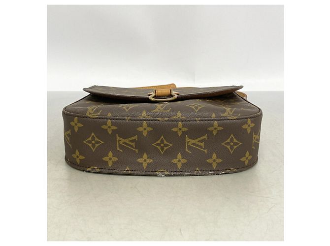 Borsa a tracolla Louis Vuitton Monogram Saint Cloud GM Marrone - vista 3