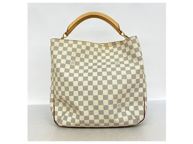 Borsa Tote Louis Vuitton Damier Azur Sophie Bianco - vista 11