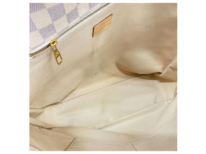Borsa Tote Louis Vuitton Damier Azur Sophie Bianco - vista 4