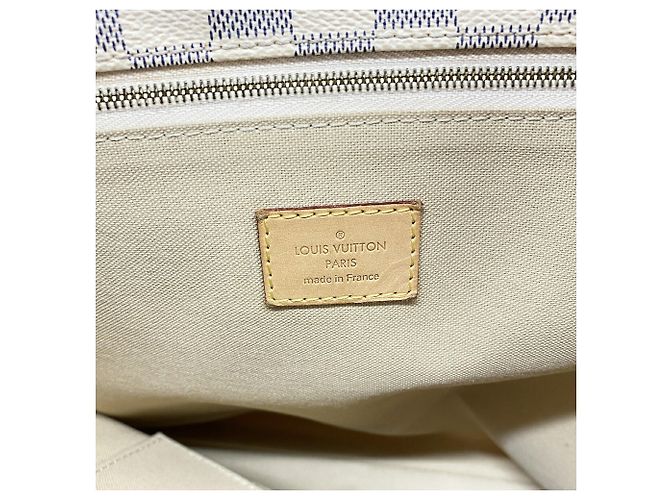 Borsa Tote Louis Vuitton Damier Azur Sophie Bianco - vista 5