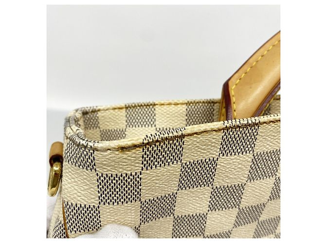 Borsa Tote Louis Vuitton Damier Azur Sophie Bianco - vista 7