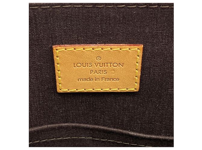 Borsa Louis Vuitton Alma GM Vernis Bordò - vista 5