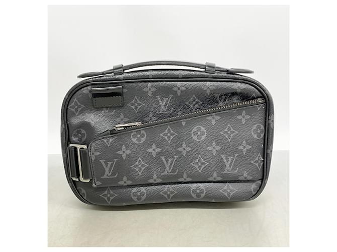 Borsa Sling Louis Vuitton Monogram Eclipse Nero - vista 12