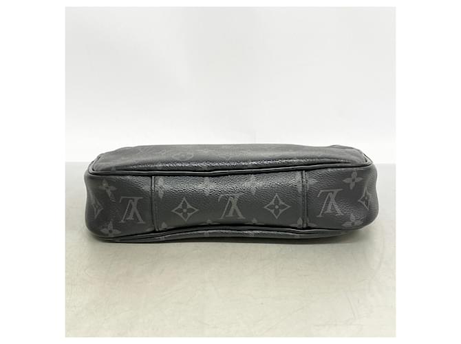 Borsa Sling Louis Vuitton Monogram Eclipse Nero - vista 3