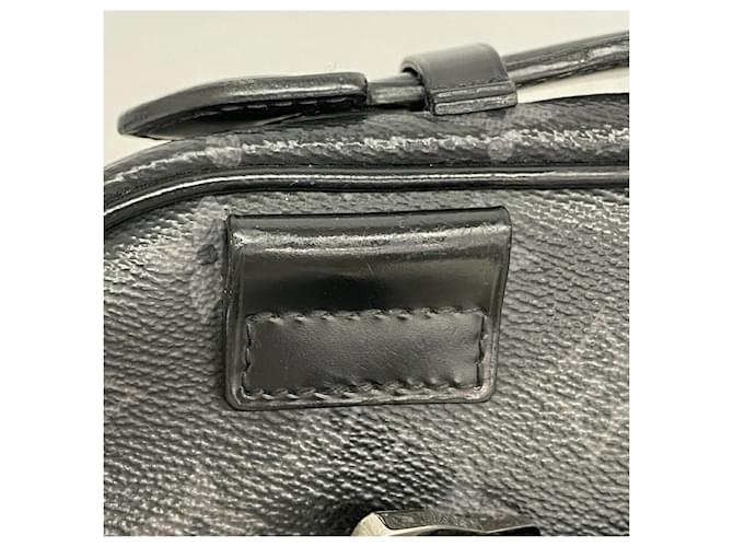Borsa Sling Louis Vuitton Monogram Eclipse Nero - vista 7