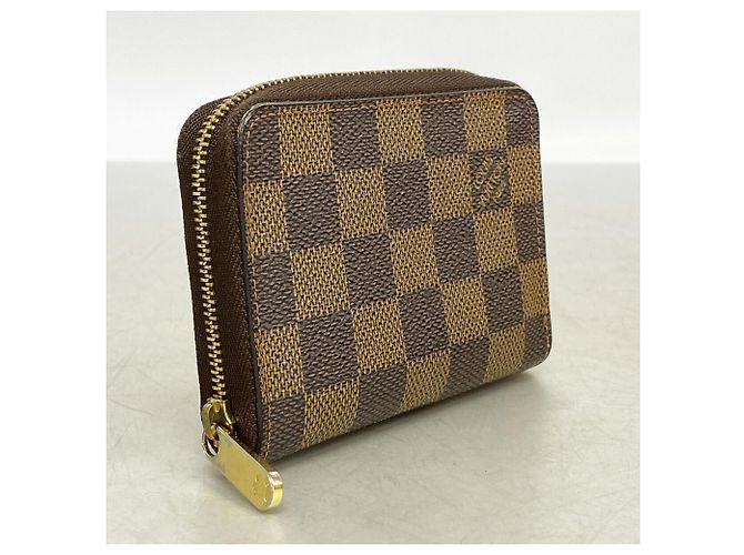 Monedero Louis Vuitton Damier Zippy en Ebene Damier ebene - vista 2
