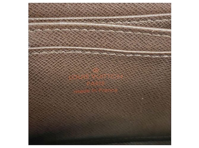 Monedero Louis Vuitton Damier Zippy en Ebene Damier ebene - vista 4