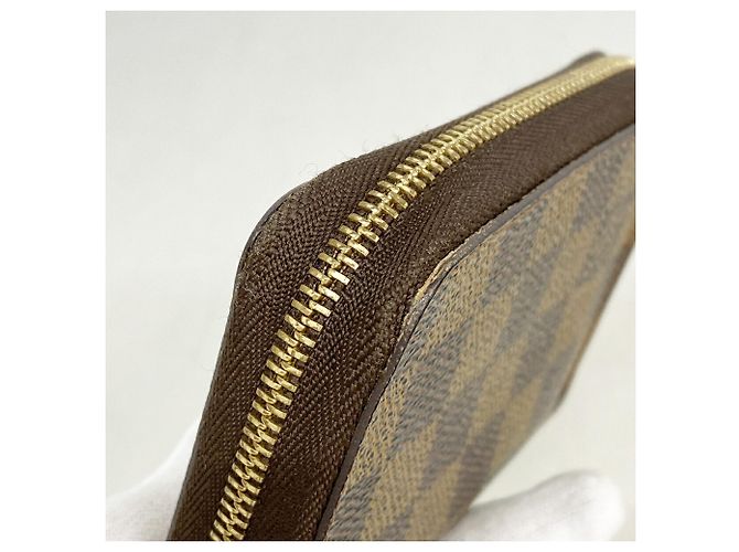 Monedero Louis Vuitton Damier Zippy en Ebene Damier ebene - vista 5