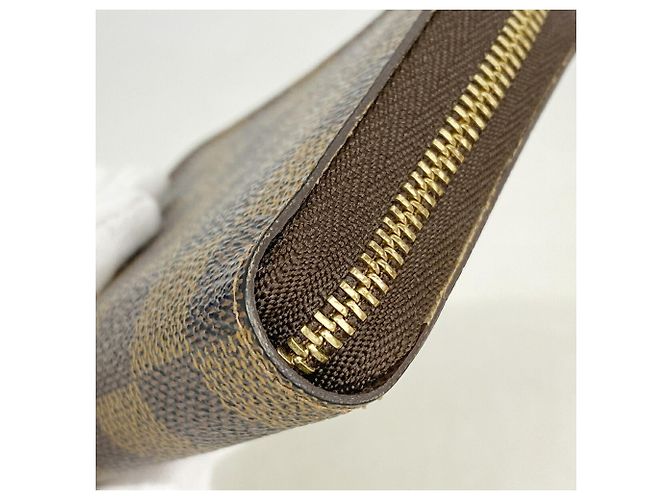 Monedero Louis Vuitton Damier Zippy en Ebene Damier ebene - vista 6