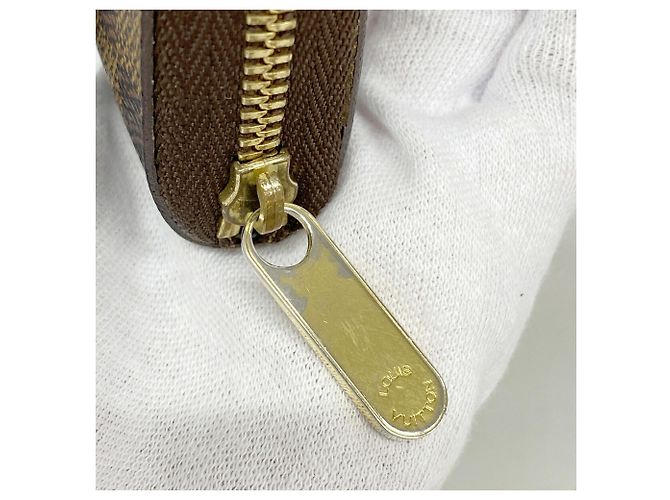 Monedero Louis Vuitton Damier Zippy en Ebene Damier ebene - vista 7