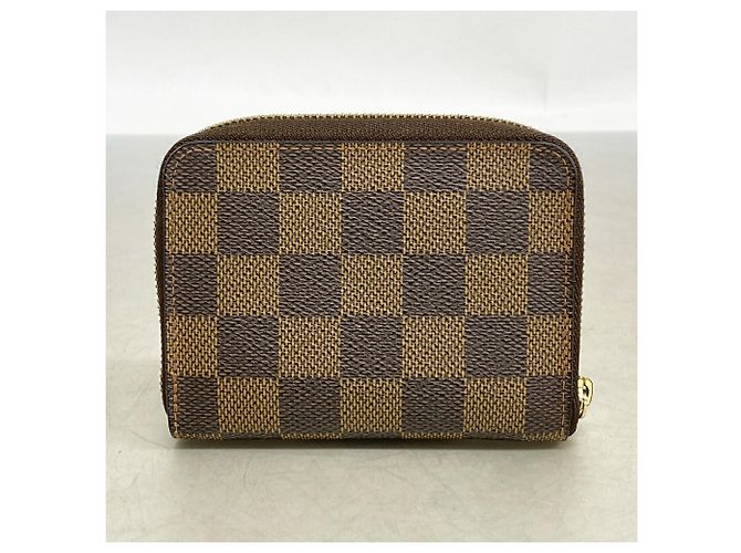 Monedero Louis Vuitton Damier Zippy en Ebene Damier ebene - vista 8