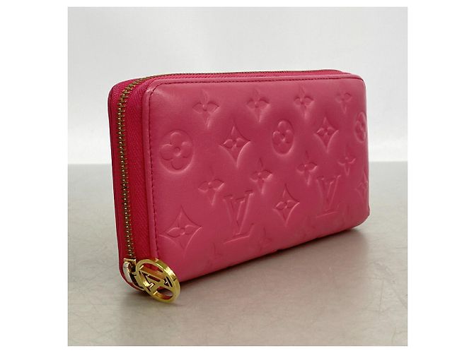 Carteira Louis Vuitton Monogram Coussin Zippy Rosa - vista 2