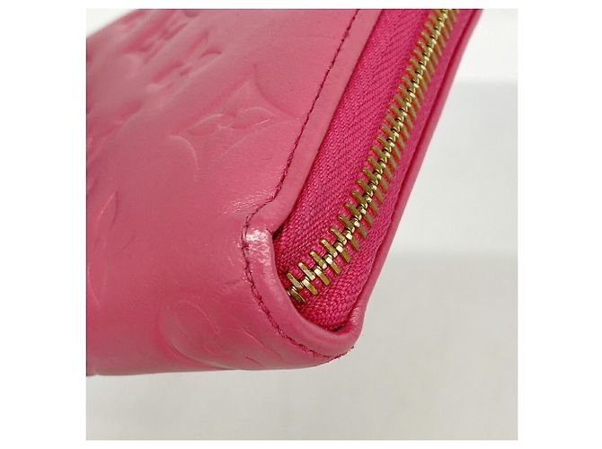 Carteira Louis Vuitton Monogram Coussin Zippy Rosa - vista 5