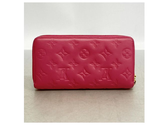 Carteira Louis Vuitton Monogram Coussin Zippy Rosa - vista 7