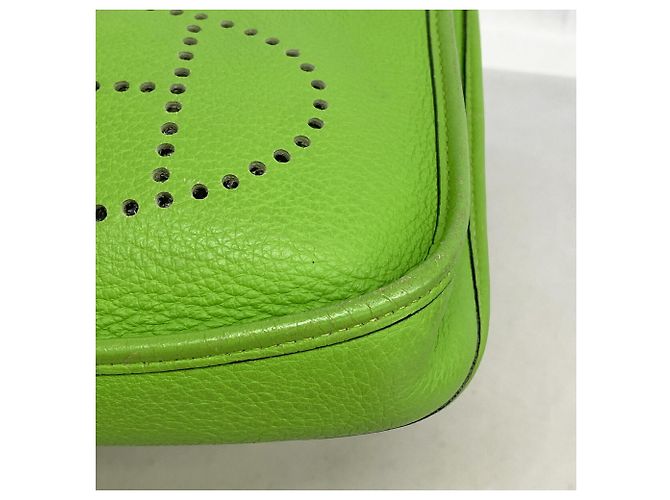 Hermès Borsa a tracolla Hermes Evelyne TPM Verde - vista 6