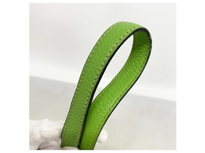Hermès Borsa a tracolla Hermes Evelyne TPM Verde - vista 8