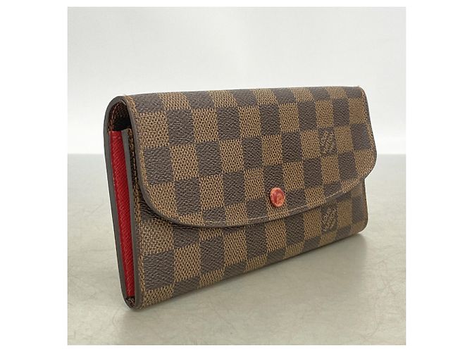 Louis Vuitton Damier Portefeuille Emilie Long Wallet Rosso Damier ebene - vista 2