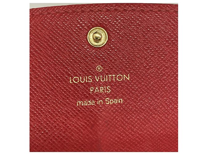 Louis Vuitton Damier Portefeuille Emilie Long Wallet Rosso Damier ebene - vista 4