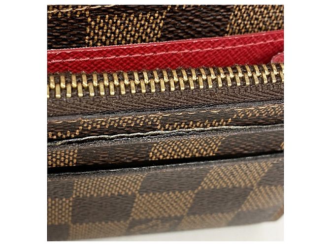 Louis Vuitton Damier Portefeuille Emilie Long Wallet Rosso Damier ebene - vista 7
