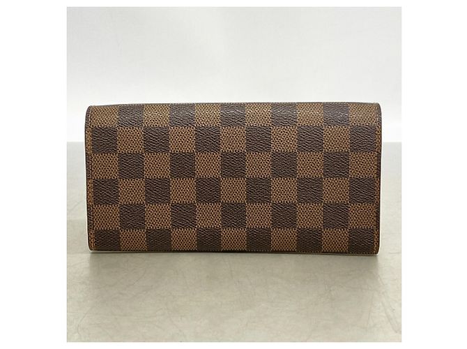 Louis Vuitton Damier Portefeuille Emilie Long Wallet Rosso Damier ebene - vista 9