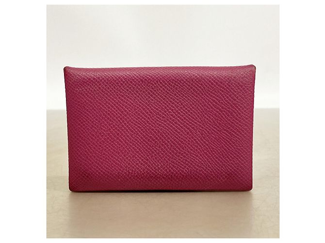 Hermès Tarjetero Hermes Calvi Púrpura - vista 8