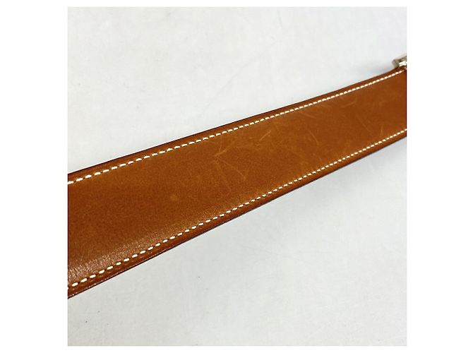 Hermès Cintura Hermes Constance Marrone - vista 5