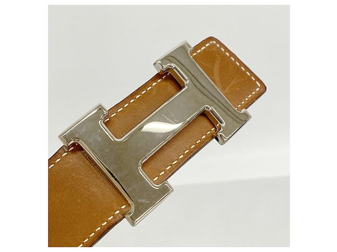 Hermès Cintura Hermes Constance Marrone - vista 7