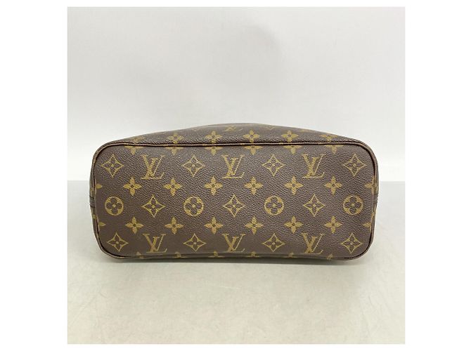 Borsa Tote Louis Vuitton Monogram Neverfull PM Marrone - vista 3