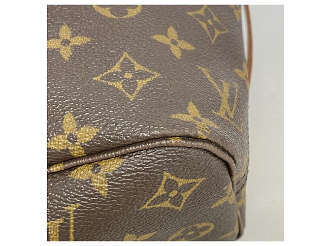 Borsa Tote Louis Vuitton Monogram Neverfull PM Marrone - vista 6