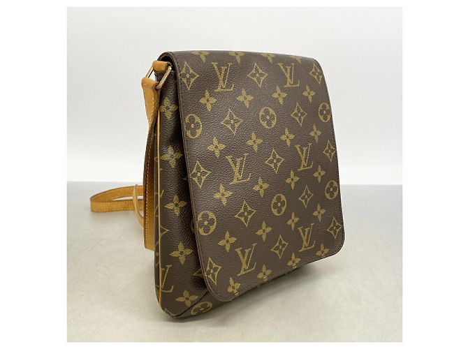 Borsa a tracolla Louis Vuitton Monogram Musette Salsa Marrone - vista 2