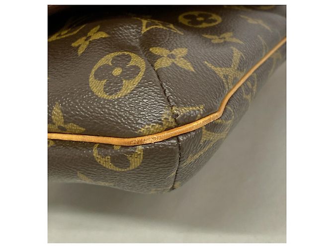 Borsa a tracolla Louis Vuitton Monogram Musette Salsa Marrone - vista 6
