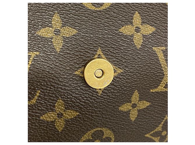 Borsa a tracolla Louis Vuitton Monogram Musette Salsa Marrone - vista 9