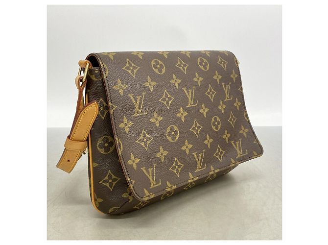 Borsa a tracolla Louis Vuitton Monogram Musette Salsa Marrone - vista 2