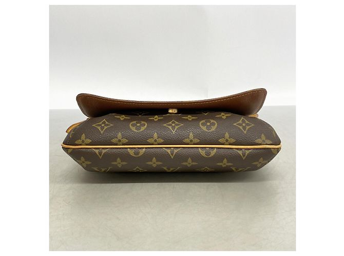 Borsa a tracolla Louis Vuitton Monogram Musette Salsa Marrone - vista 3