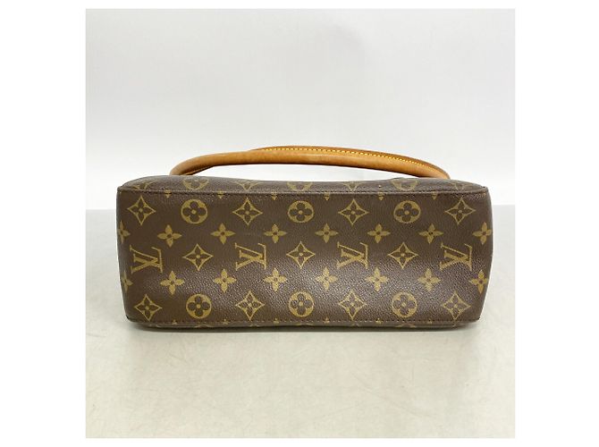 Borsa a tracolla Louis Vuitton Monogram Looping GM Marrone - vista 3