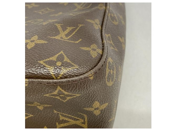 Borsa a tracolla Louis Vuitton Monogram Looping GM Marrone - vista 6