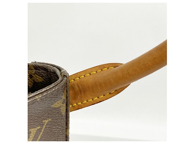 Borsa a tracolla Louis Vuitton Monogram Looping GM Marrone - vista 9